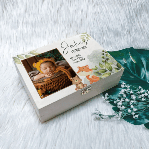 New Born Keepsake Box - Photo Forest