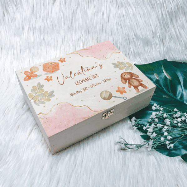 New Born Keepsake Box - Pink Toys