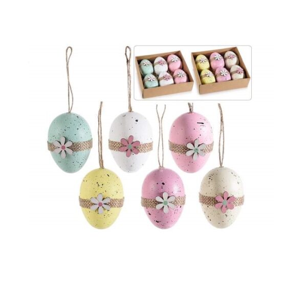 Pack of 6 Hanging Eggs