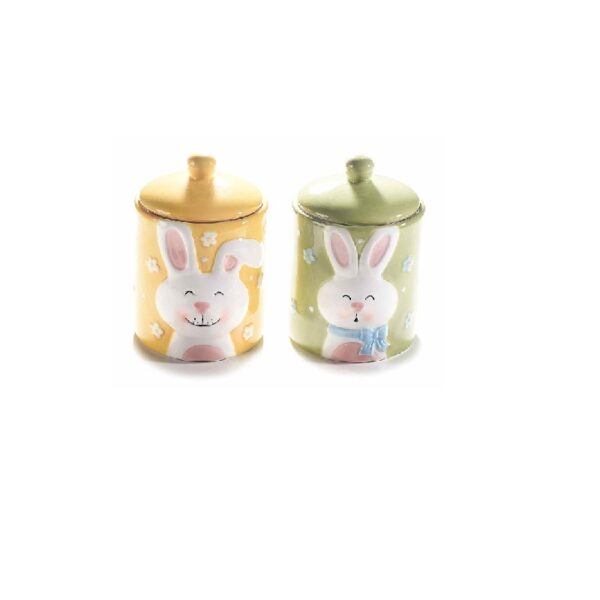 Embossed Bunny Jar