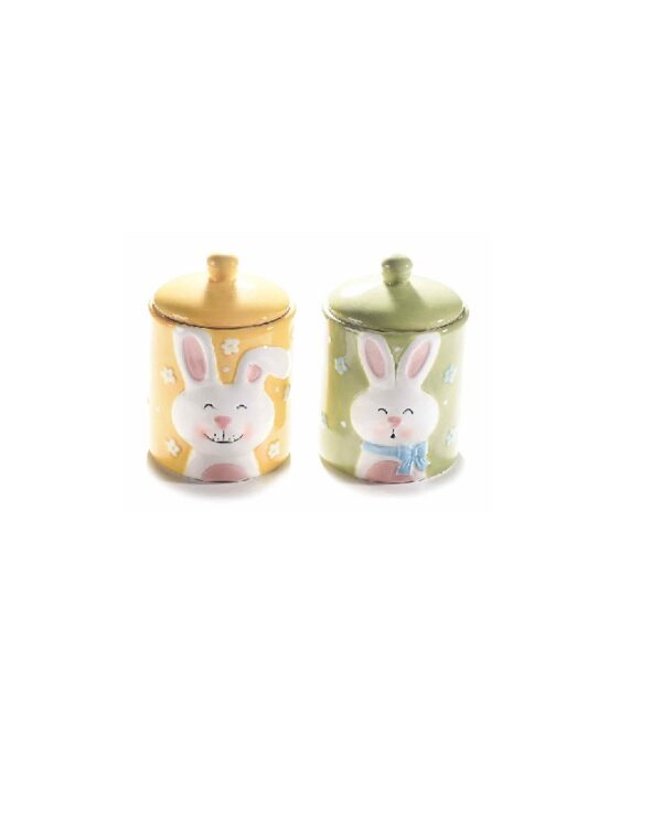 Embossed Bunny Jar