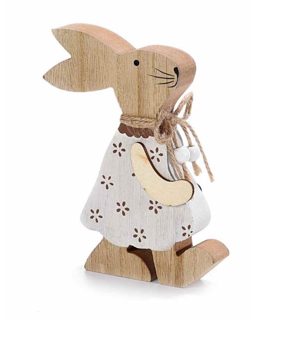 Girl Wooden Bunny