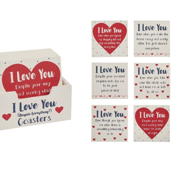 I Love You Coasters