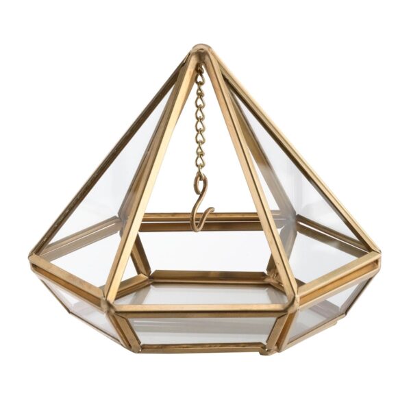 Hanging Prism Ring Holder, Gold
