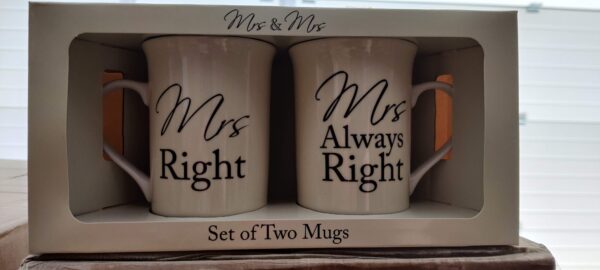 Mrs.Right & Mrs.Always Right Mug