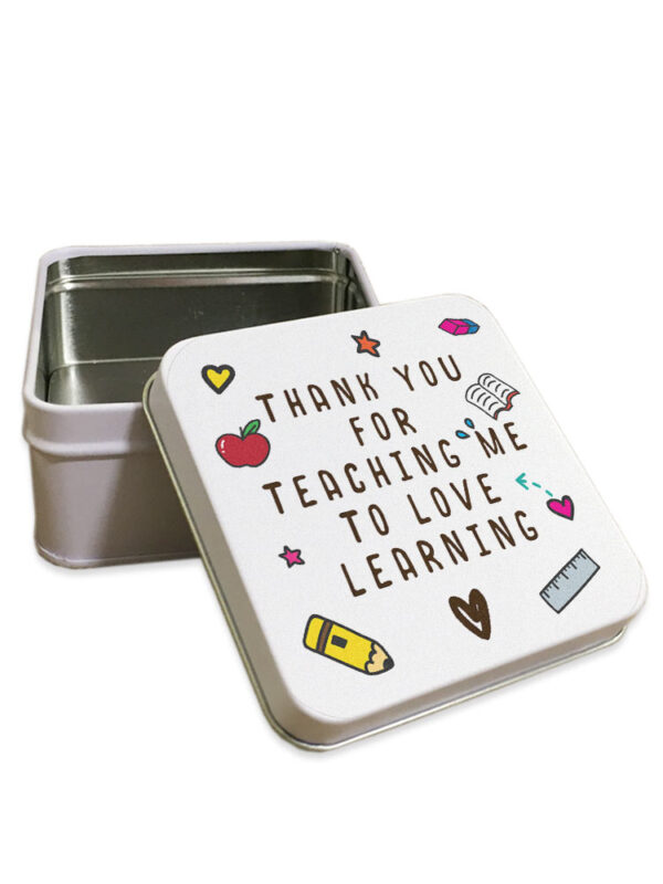 Thank You For Teaching Me - Small Tin Box