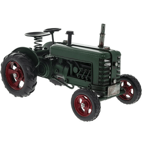 Large Green Metal Tractor Model