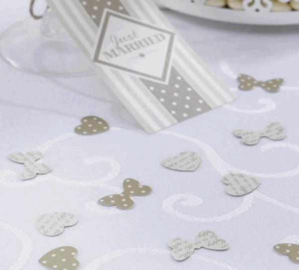 Heart & Butterfly Table Confetti