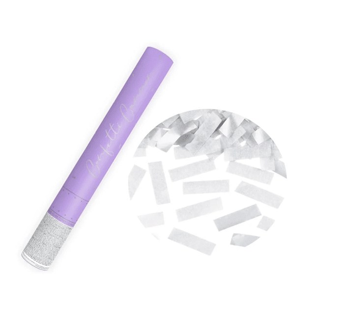 Silver Confetti Cannon - Biodegradable