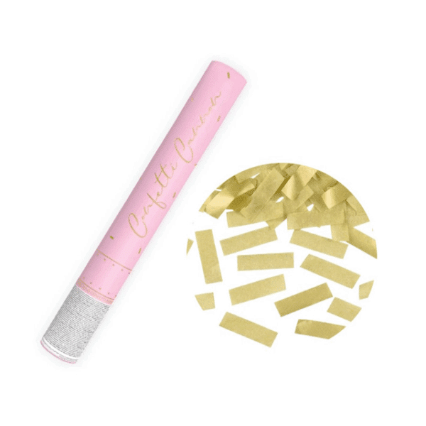 Gold Confetti Cannon - Biodegradable