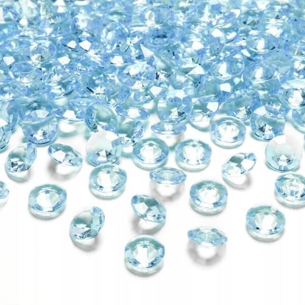 Blue Diamond Table Confetti