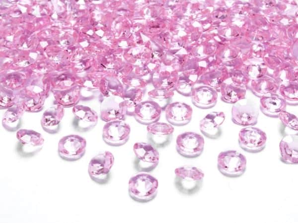 Pink Diamond Table Confetti