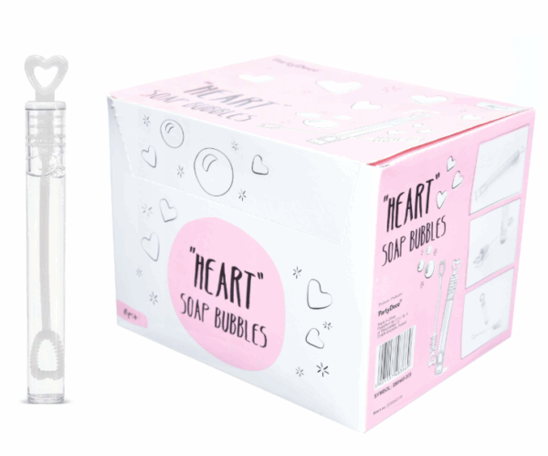 Heart Soap Bubble Tubes