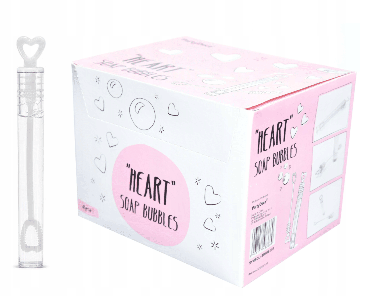 Heart Soap Bubble Tubes