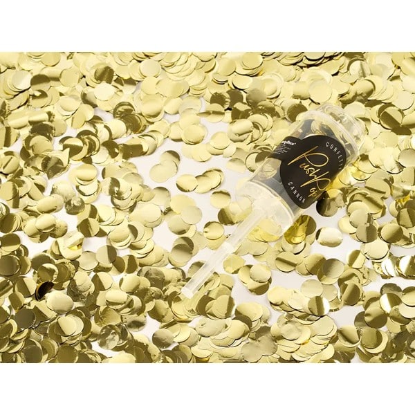 Confetti Push Pop - Gold
