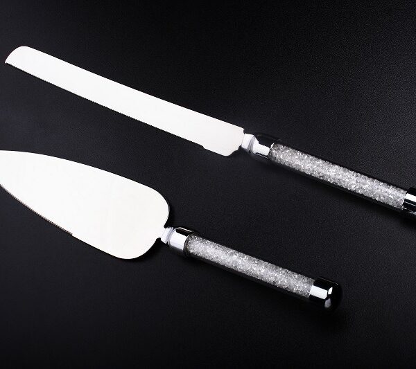 Silver Crystals - Cake Servers