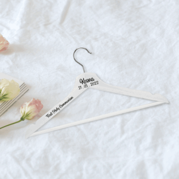 Holy Communion - White Personalised Hanger