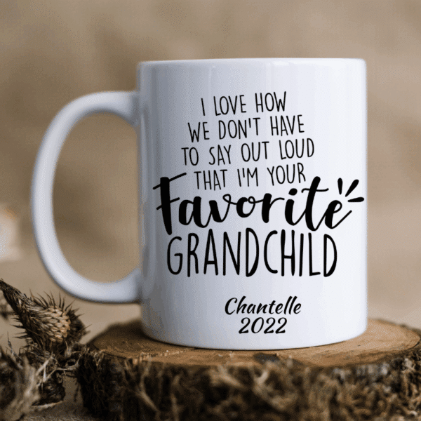 Favourite Grandchild Personalised - Mug