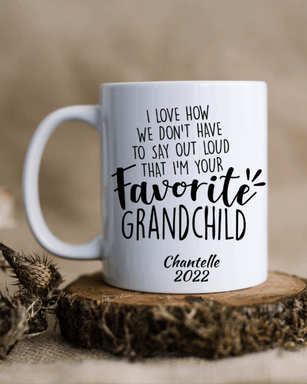 Favourite Grandchild Personalised - Mug