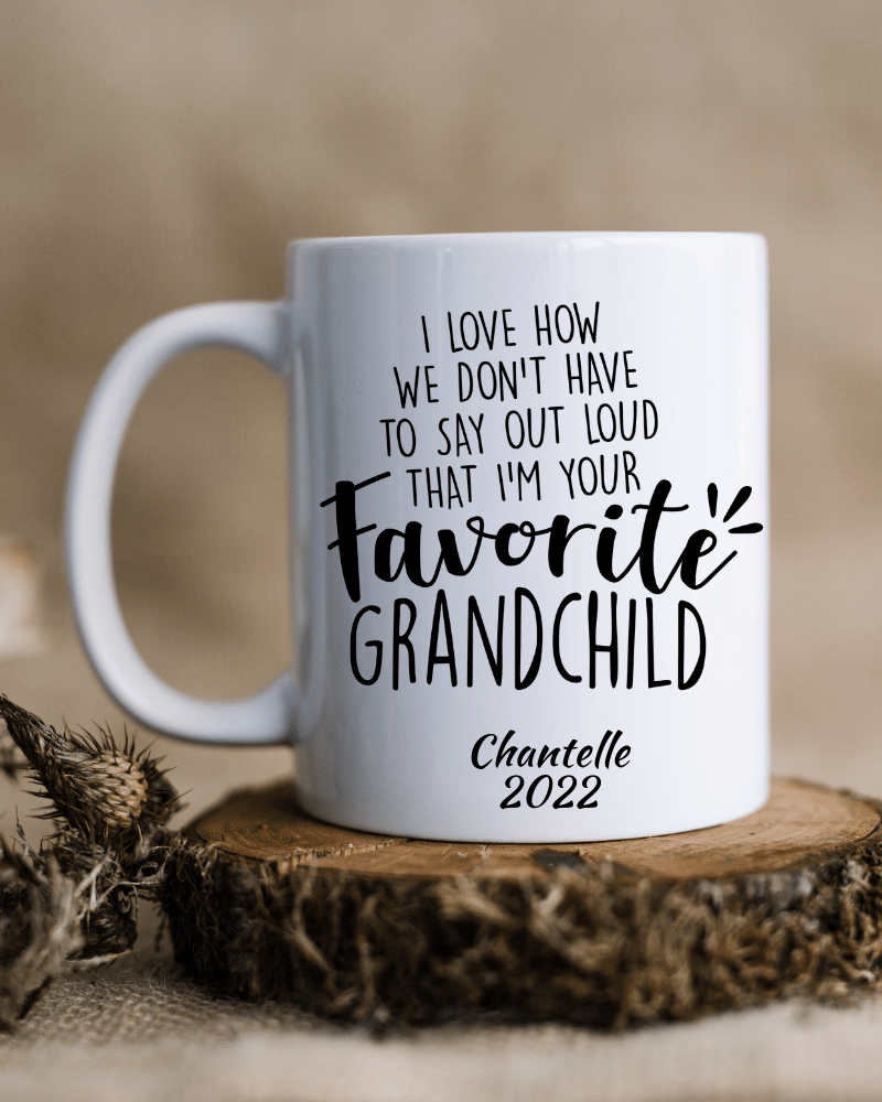 Favourite Grandchild Personalised - Mug