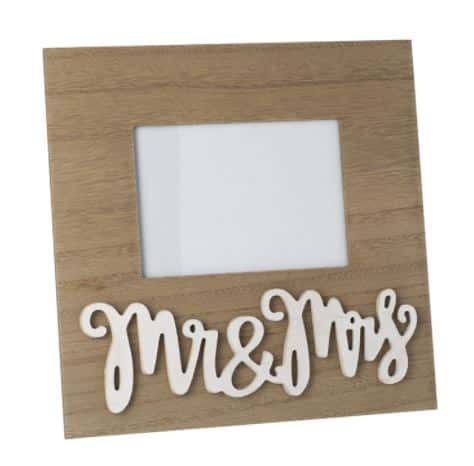 Mr & Mrs Wooden Frame