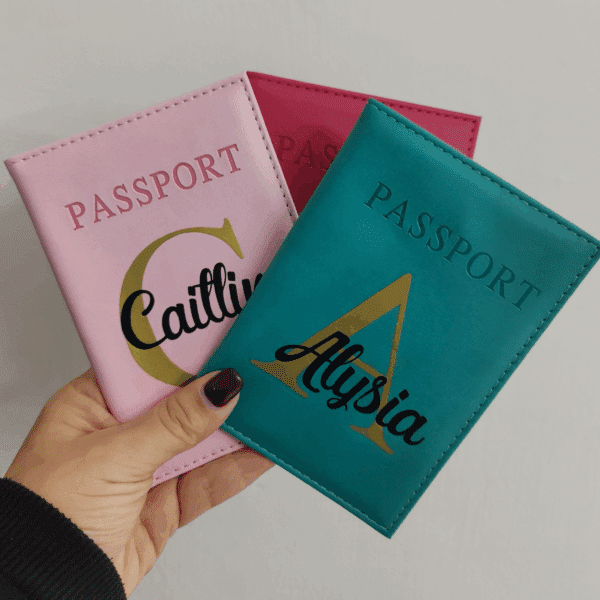 Passport Holders - Personalised with Name