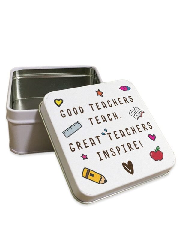 Great Teachers Inspire - Small Tin Box