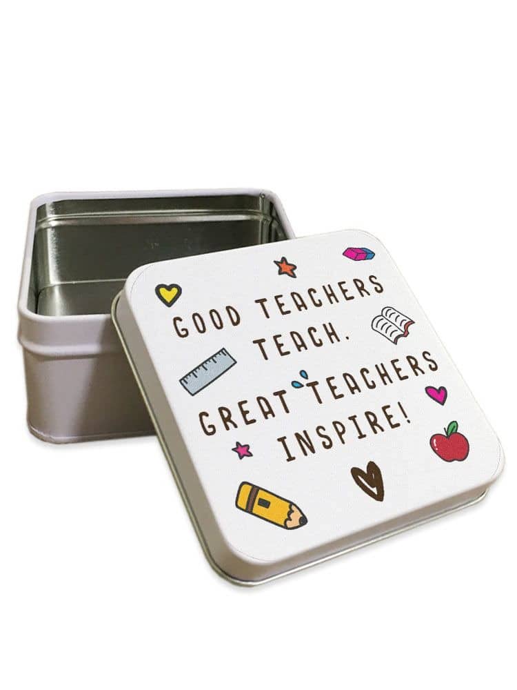 Great Teachers Inspire - Small Tin Box