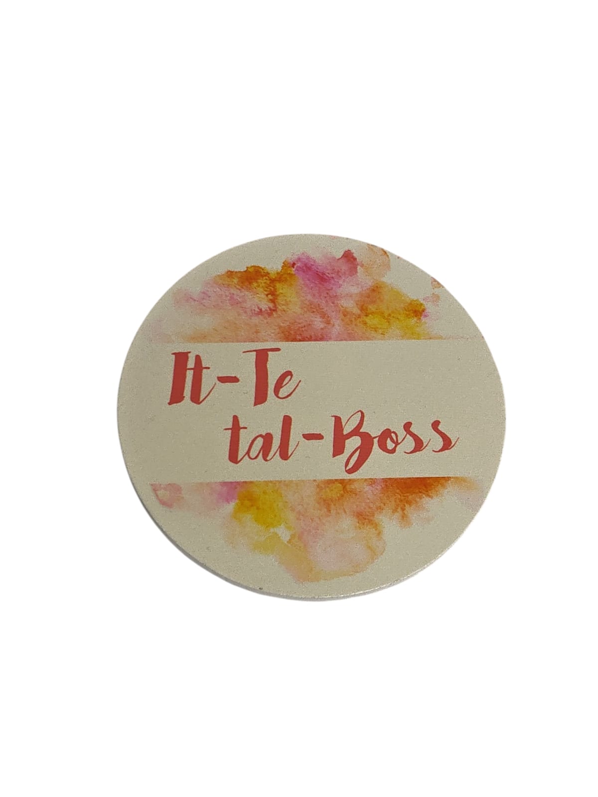 It-Te tal-Boss - Floral Coaster