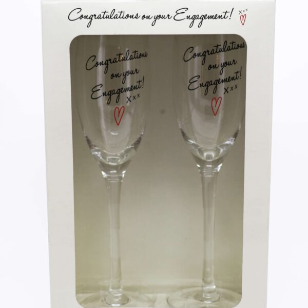 Congratulations - Engagement Flute Set