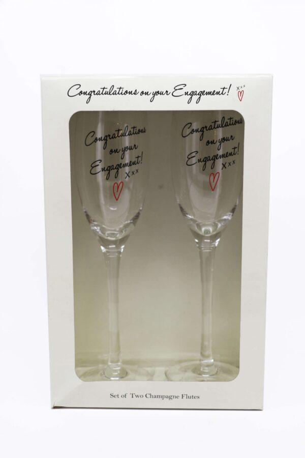 Congratulations - Engagement Flute Set