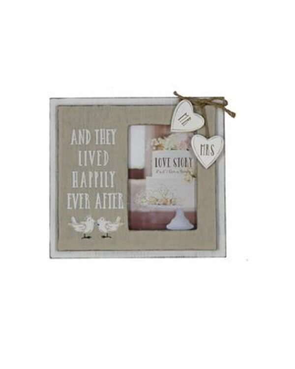 And They Lived Happily Ever After - Wooden Frame
