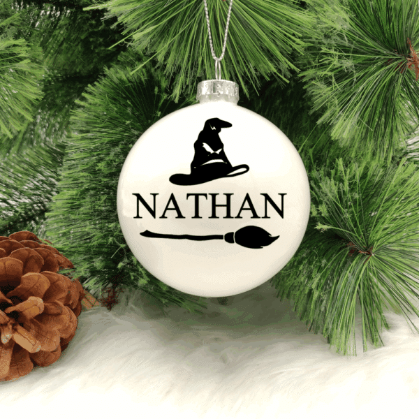 Mystic Character Personalised with Name – 8cm Glass Bauble