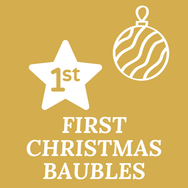 First Christmas... Baubles